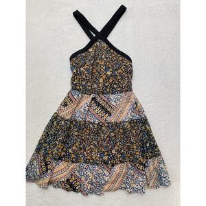 BCBGeneration Fit & Flare Boho Cottage Patchwork Short Dress Size XS NWT Snag